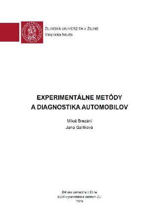 Kniha: Experimentálne metódy a diagnostika automobilov - Miloš Brezáni