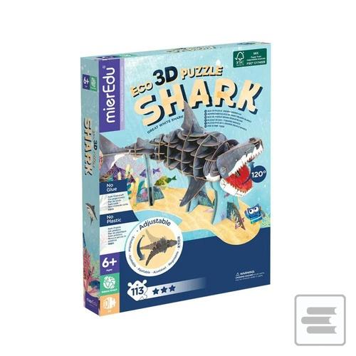 ECO 3D Puzzle Bílý žralo…