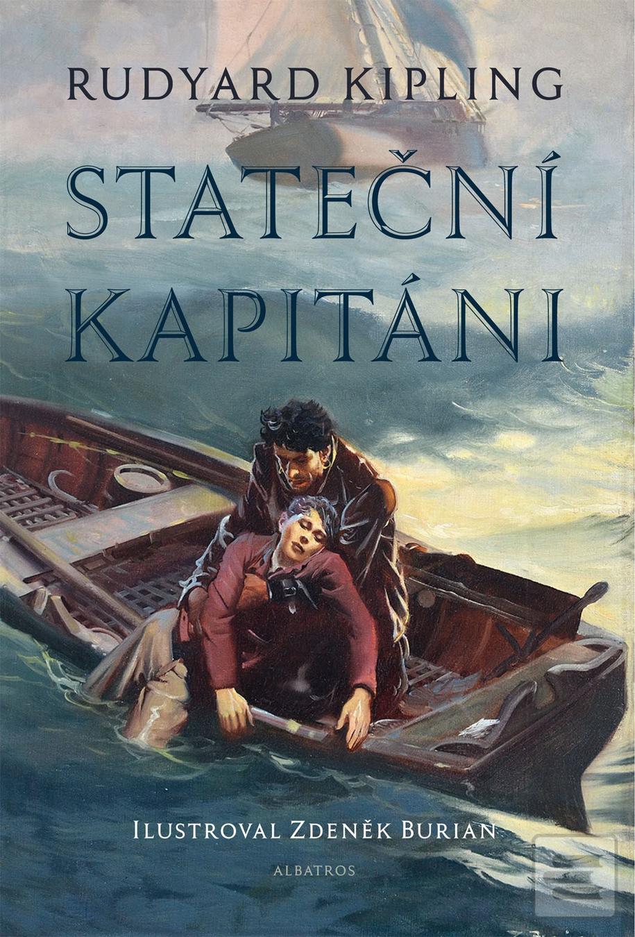 Kniha: Stateční kapitáni - 1. vydanie - Zdeněk Burian, Rudyard Kipling