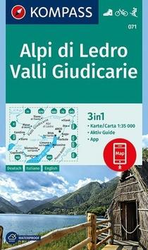 Skladaná mapa: Alpi di Ledro 071 NKOM 1:35T
