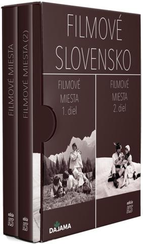 Kniha: Filmové Slovensko (set v obale) - Filmové miesta 1+2 - 1. vydanie - Tomáš Galierik