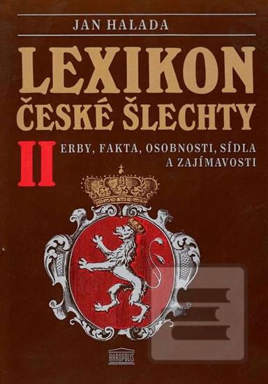Kniha: Lexikon české šlechty II. - 1. vydanie - Jan Halada