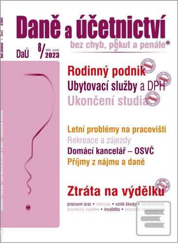 DaÚ 8/2023 (Martin Děrgel; Ivan Macháček; Václav Benda; Antonín Daněk; Pavel Novák; Luděk...)