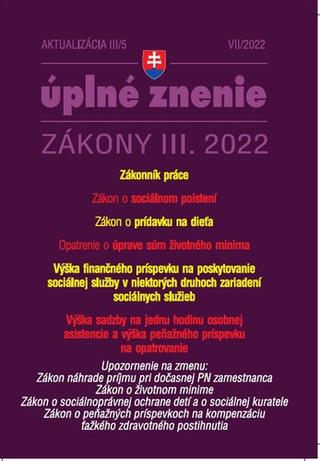 Kniha: Aktualizácia III/5 2022 – Sociálne poistenie, Zákonník práce