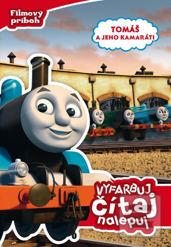Kniha: Tomáš a jeho kamaráti- Vyfarbuj, čítaj, nalepuj - W. a CH. Awdry