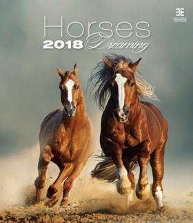 Kalendár nástenný: Horses Dreaming - nástěnný kalendář 2018
