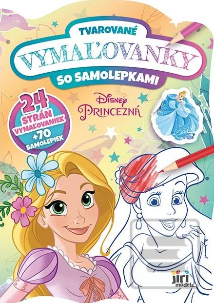 Kniha: Tvarované vymaľovanky/ Princezné - 1. vydanie - Walt Disney