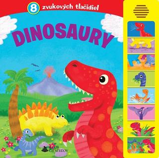 Kniha: Dinosaury - 8 zvukových tlačidiel