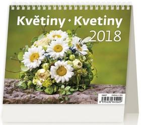 Kalendár stolný: MiniMax Květiny - stolní kalendář 2018