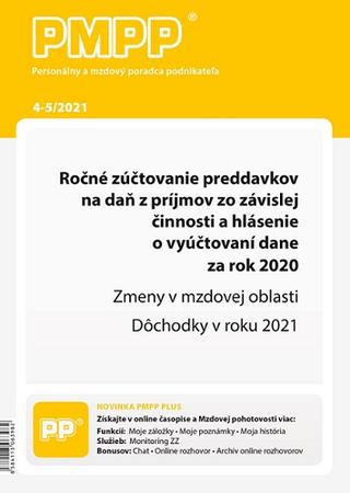 Kniha: PMPP 4-5/2021 Ročné zúčtovanie preddavkov na daň z príjmov zo závislej činnosti a hlásenie o vyúčtov