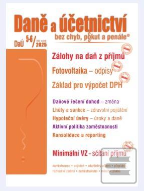 DaÚ č. 5-6/2025 - Zálohy… (Martin Děrgel; Ivan Macháček; Václav Benda; Antonín Daněk; Pavel Novák; Eva S...)