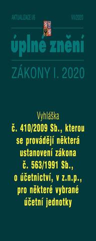 Kniha: Aktualizace I/6 2020 Vyhláška č. 410/2009 Sb - Zmírnění dopadu pandemie nemoci COVID-19 na ekonomiku České republiky - 1. vydanie