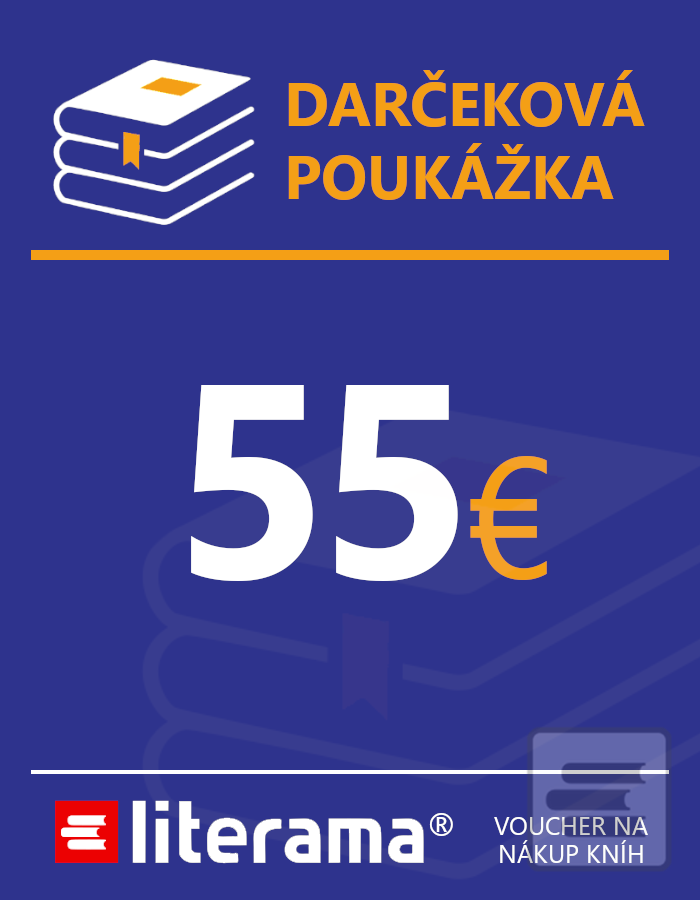 Voucher: Darčeková poukážka 55 EUR - Poukážka na nákup kníh - Literama