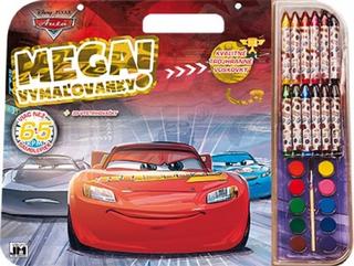 Kniha: Mega vymaľovankový set/ Cars - + 3D vystrihovačky - 1. vydanie - Walt Disney