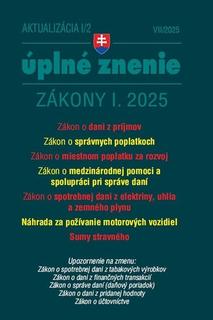 Kniha: Aktualizácia I/2 2025 Daňové a účtovné zákony - Zákon č. 595/2003 Z. z. o dani z príjmov