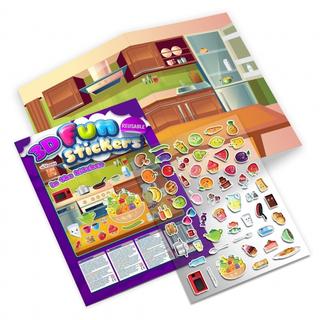 Kniha: Zábava v kuchyni s 3D nálepkami - 1. vydanie