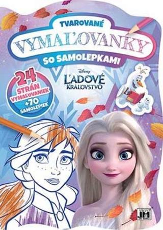 Kniha: Tvarované vymaľovanky/ Ľadové kráľovstvo - 1. vydanie - Walt Disney