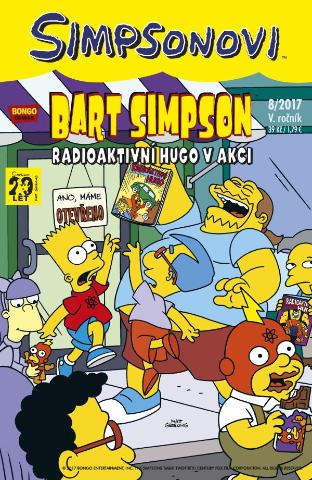 Kniha: Bart Simpson 8/2017: Radioaktivní Hugo v akci - 8/2017 - 1. vydanie - Matt Groening
