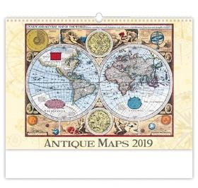Kalendár nástenný: Antique Maps
