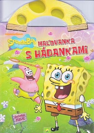 Kniha: Maľovanka s hádankami - SpongeBob - 1. vydanie