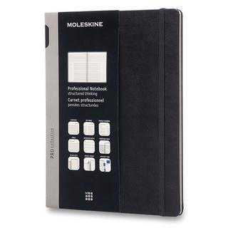 Kniha: Moleskine: Professional diář-zápisník černý XL - 1. vydanie