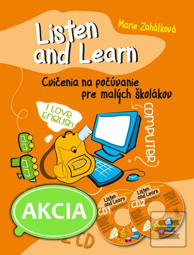 Kniha: Listen and Learn Cvičenia na počúvanie pre malých školákov + 2 CD - Marie Zahálková