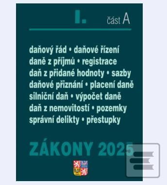 Zákony I/A 2025 Daňové z…