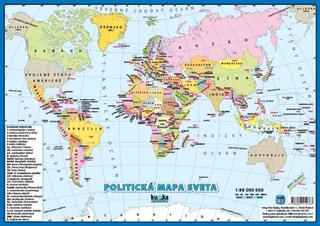Doplnk. tovar: Politická mapa sveta (A3) - 1. vydanie - Petr Kupka
