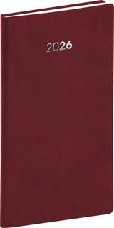 Knižný diár: Kapesní diář 2026 Balakon bordó - 1. vydanie
