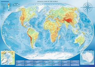 Puzzle: Puzzle Velká mapa světa 4000 dílků