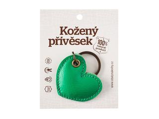 Doplnk. tovar: Kľúčenka: Srdce zelené - Verde
