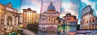 Puzzle: Panoramatické puzzle Cestování po Itálii 500 dílků