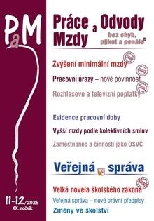Kniha: Práce a mzdy 11-12/2025 – Zvýšení minimální mzdy, Pracovní úrazy