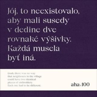 Kniha: Aha100 - Tomáš Kompaník