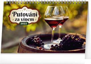 Kalendár stolný: Stolní kalendář Putování za vínem 2022