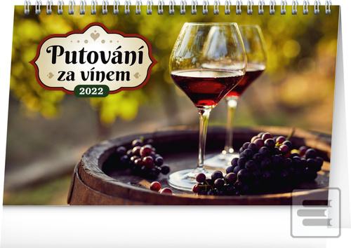 Kalendár stolný: Stolní kalendář Putování za vínem 2022