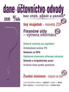 Kniha: DUO 10/2025 – Dane, účtovníctvo, odvody bez chýb, pokút a penále