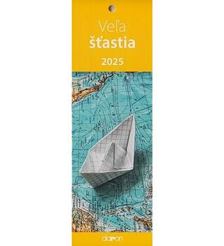 Kniha: Veľa šťastia - Kalendár 2025 (záložkový)