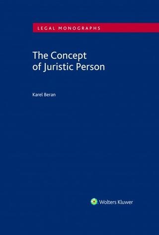 Kniha: The Concept of Juristic Person - Karel Beran