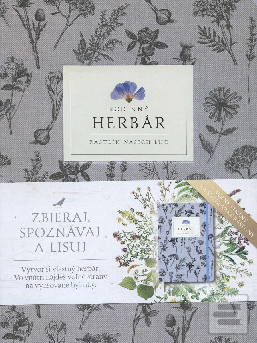 Kniha: Rodinný herbár rastlín našich lúk - s modrou stužkou