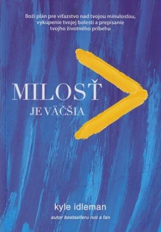 Kniha: Milosť je väčšia - Boží plán pre víťazstvo nad tvojou minulosťou, vykúpenie tvojej bolesti a prepísanie tvojho životného príbehu - Kyle Idleman