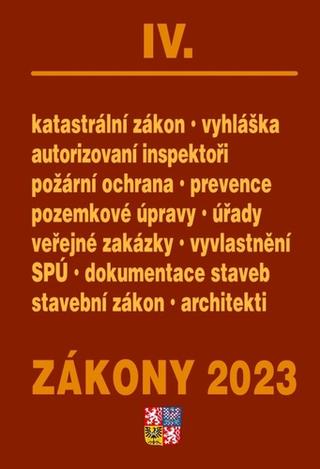 Kniha: Zákony IV/2023 - Stavebnictví, půda - 1. vydanie