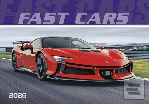 Kalendár nástenný: Fast cars 2026 - nástěnný kalendář