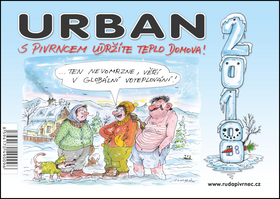 Kalendár stolný: Urban S pivrncem udržíte teplo domova! 2018 - stolní kalendář - Petr Urban
