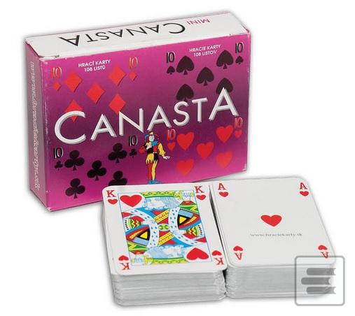 Canasta mini hracie kart…