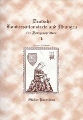 Kniha: Deutsche Konversationstexte und Ubungen fur Forgeschrittene I. - Otokar Pazdziora
