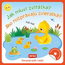 Kniha: Jak mluví zvířátka?/Ako rozprávajú zvieratká? - červený sešit/zošit - 1. vydanie