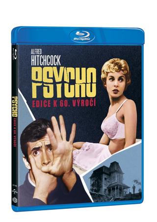 DVD: Psycho Blu-ray / Edice k 60. výročí - 1. vydanie - Alfred Hitchcock