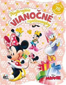 Kniha: Najkrajšie vianočné maľovanky so samolepkami Minnie - 1. vydanie