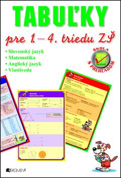 Kniha: Tabuľky pre 1. – 4. triedu ZŠ - Slovenský jazyk Matematika Anglický jazyk Vlastiveda - Antonín Šplíchal, neuvedené